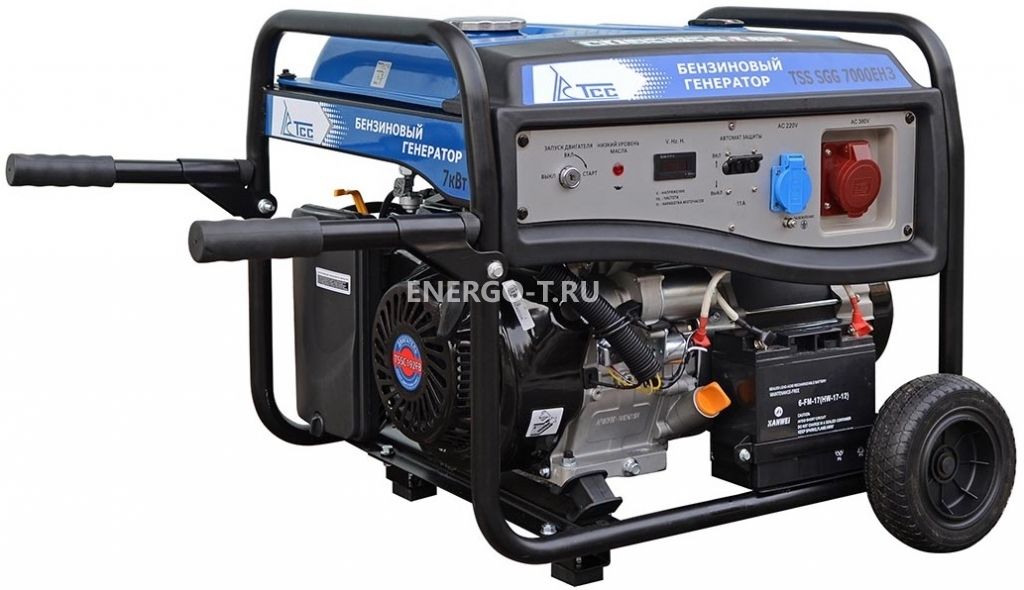 Бензиновый генератор ТСС SGG 7000 EH3 (новая модель) с АВР