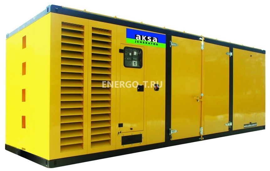 Дизельный генератор AKSA APD880M в кожухе