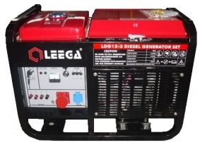 Дизельный генератор Leega LDG12 3 фазы с автозапуском