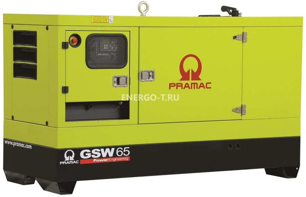 Дизельный генератор PRAMAC GSW 65 P в кожухе с АВР