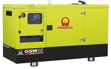 Дизельный генератор PRAMAC GSW 65 I в кожухе с АВР