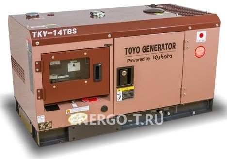 Дизельный генератор TOYO TKV-14TBS