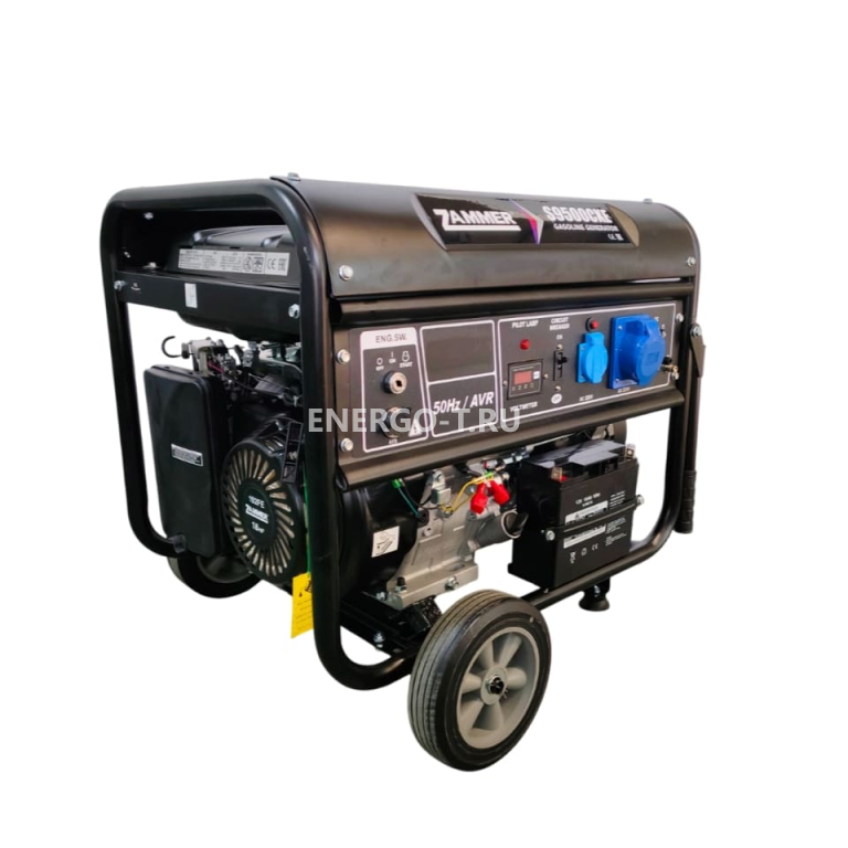Бензиновый генератор ZAMMER S9500CXE
